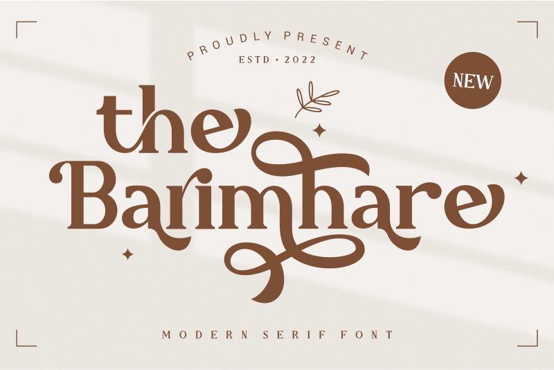 The Barimhare Serif Font
