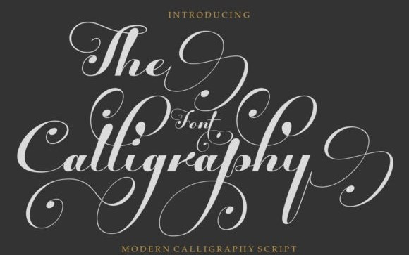 The Calligraphy Script Font