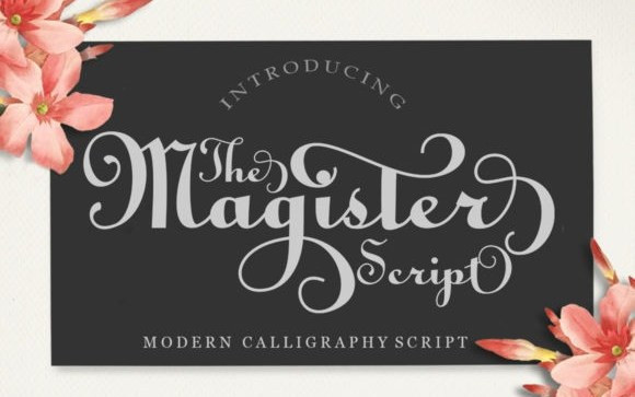 The Magister Calligraphy Font