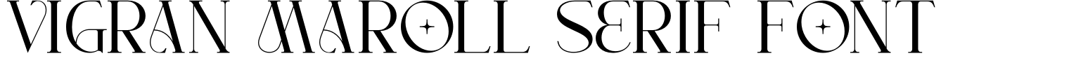 Vigran Maroll Serif Font