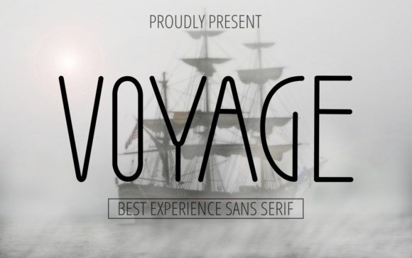 Voyage Display Font