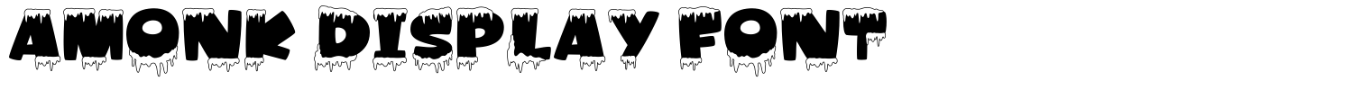 Amonk Display Font