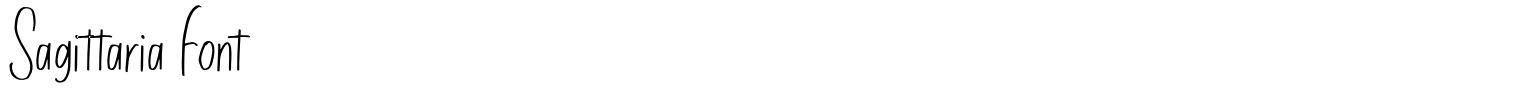Sagittaria Font