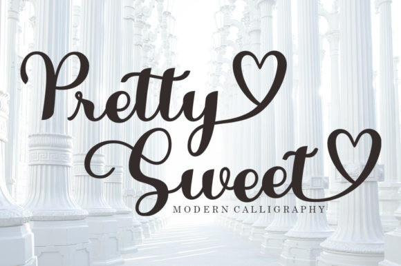 Pretty Sweet Calligraphy Font - Demofont.com